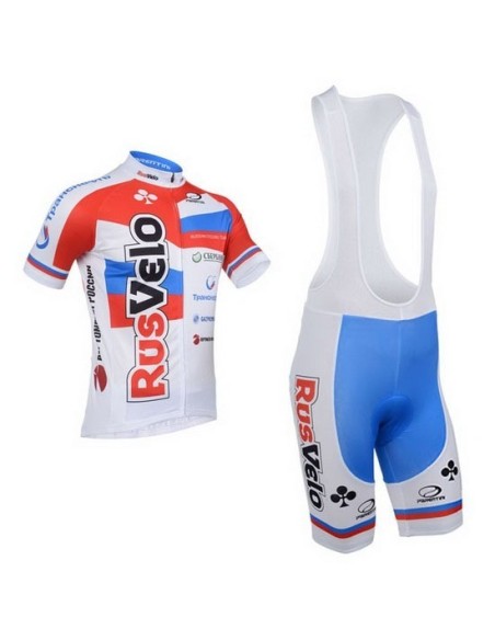 Conjunto corto de ciclismo RusVelo para un verano cómodo y fresco