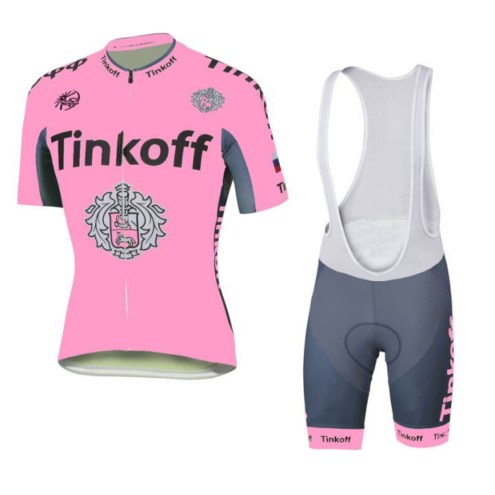 Conjunto de ciclismo Tinkoff: comodidad y frescura para tus rutas