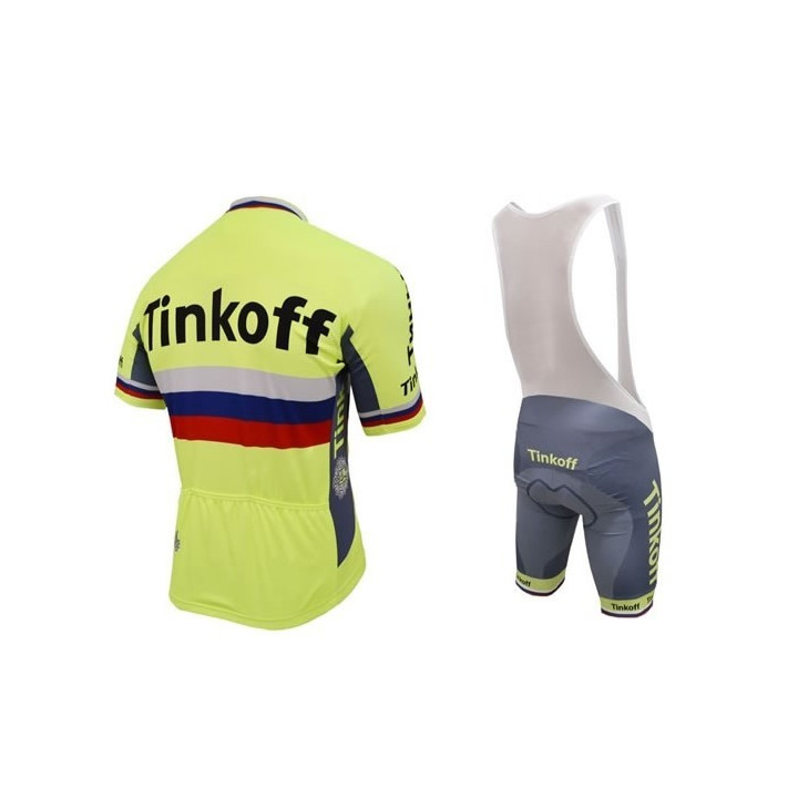 Conjunto Corto de Ciclismo Tinkoff para un Verano Cómodo y Fresco