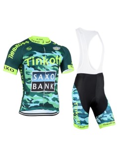Conjunto de ciclismo Tinkoff: comodidad y frescura para tus rutas en verano