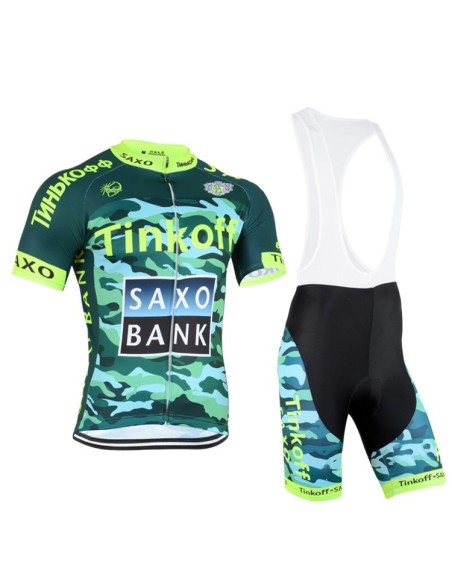 Conjunto de ciclismo Tinkoff: comodidad y frescura para tus rutas en verano