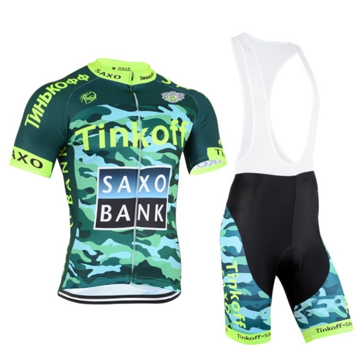 Conjunto de ciclismo Tinkoff: comodidad y frescura para tus rutas en verano