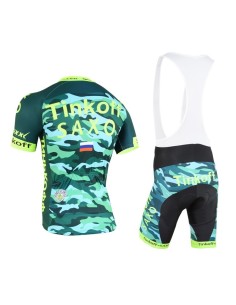 Conjunto de ciclismo Tinkoff: comodidad y frescura para tus rutas en verano 2
