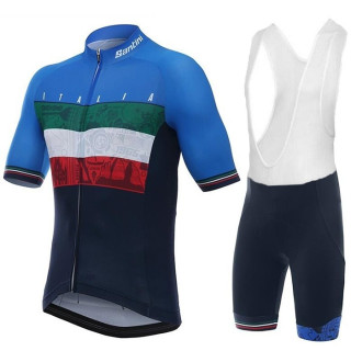 Conjunto de ciclismo corto Santini: comodidad y frescura para tus rutas
