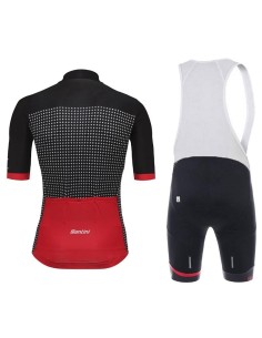 Conjunto de ciclismo corto Santini: comodidad y frescura para tus rutas 2