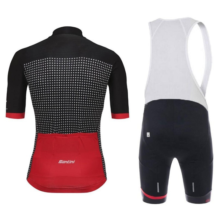 Conjunto de ciclismo corto Santini: comodidad y frescura para tus rutas