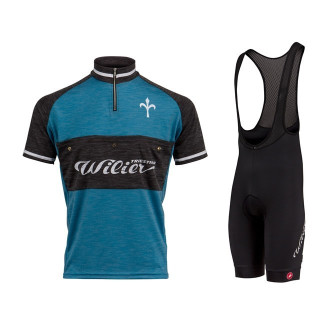 Conjunto corto de ciclismo Wilier: comodidad y estilo para tus rutas