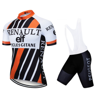 Conjunto corto de ciclismo Renault Elf: comodidad y estilo para tus paseos