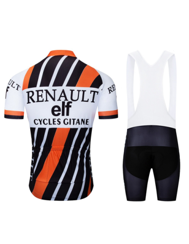 Conjunto corto de ciclismo Renault Elf: comodidad y estilo para tus paseos