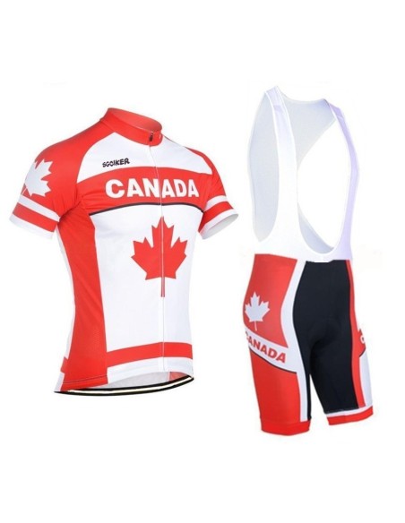 Conjunto corto de ciclismo Canada: comodidad y frescura para tus rutas