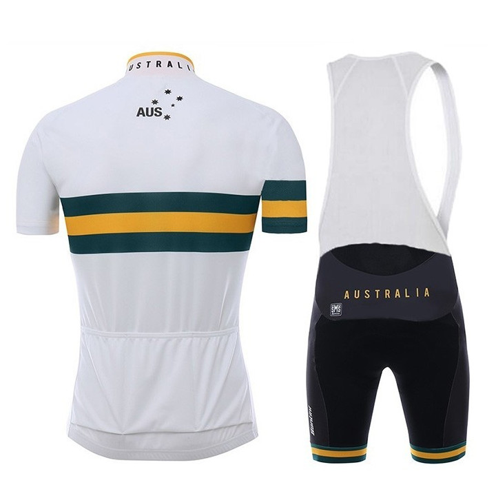 Conjunto de ciclismo corto Australia: comodidad y calidad para tus rutas