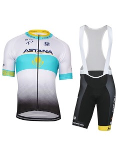 Conjunto corto de ciclismo Astana para un verano cómodo y fresco