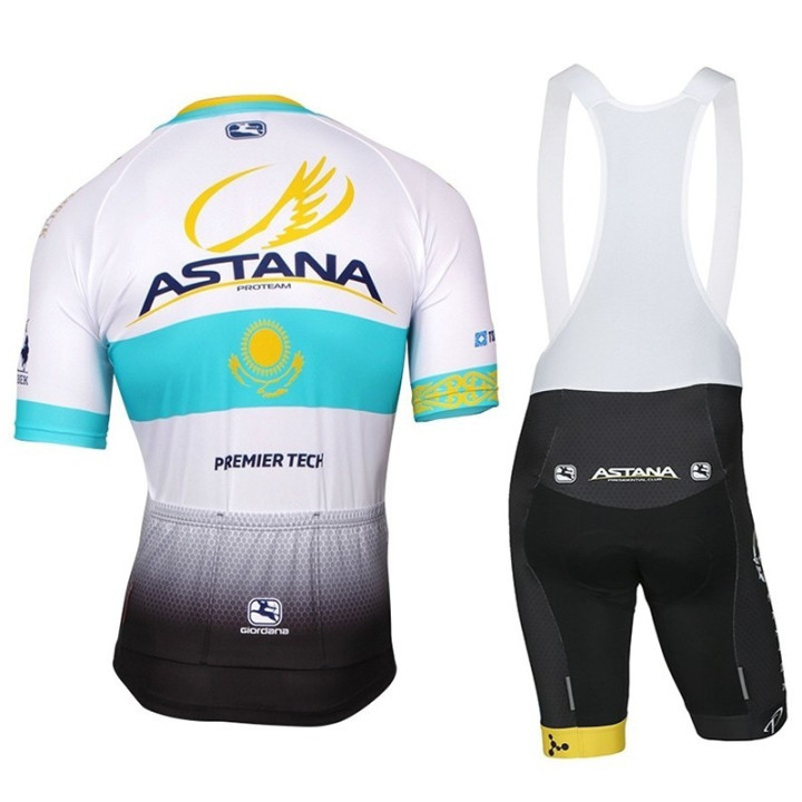Conjunto corto de ciclismo Astana para un verano cómodo y fresco