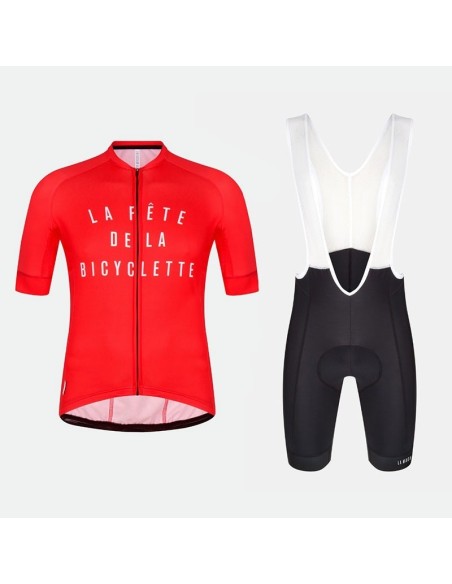 Conjunto de ciclismo La Fete de la Bicyclette para disfrutar del verano en dos piezas