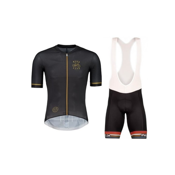 Conjunto corto de ciclismo Maloja: comodidad y frescura para tus paseos