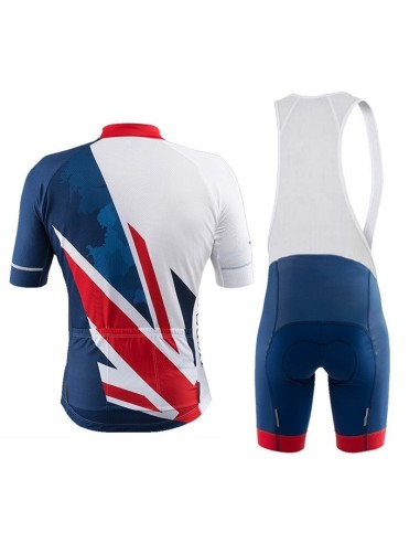 Conjunto de ciclismo Gran Bretaña: comodidad y estilo para tus rutas