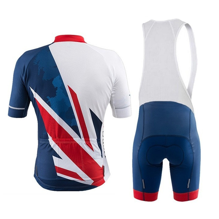 Conjunto de ciclismo Gran Bretaña: comodidad y estilo para tus rutas