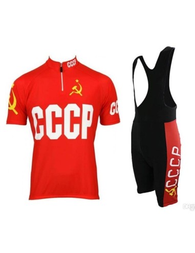 Conjunto corto de ciclismo CCCP: comodidad y estilo para tus paseos de verano