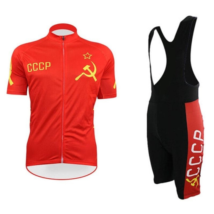 Conjunto corto de ciclismo CCCP: comodidad y frescura para tus paseos