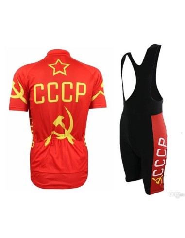 Conjunto corto de ciclismo CCCP: comodidad y frescura para tus paseos