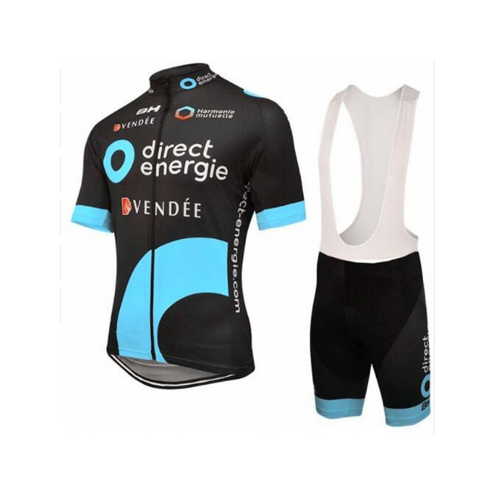 Conjunto de ciclismo corto Direct Energie: comodidad y estilo para tus paseos