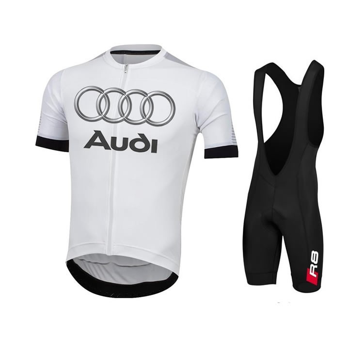 Conjunto corto de ciclismo Audi: comodidad y estilo para tus rutas