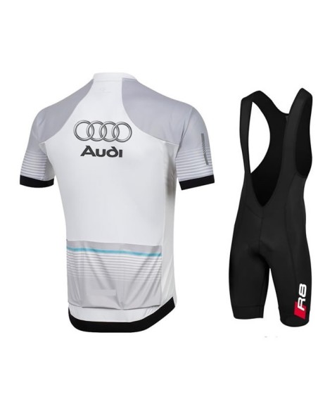 Conjunto corto de ciclismo Audi: comodidad y estilo para tus rutas