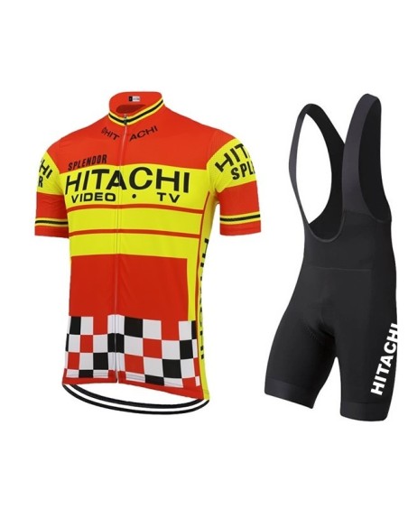 Conjunto corto de ciclismo Hitachi: calidad y comodidad para tus rutas