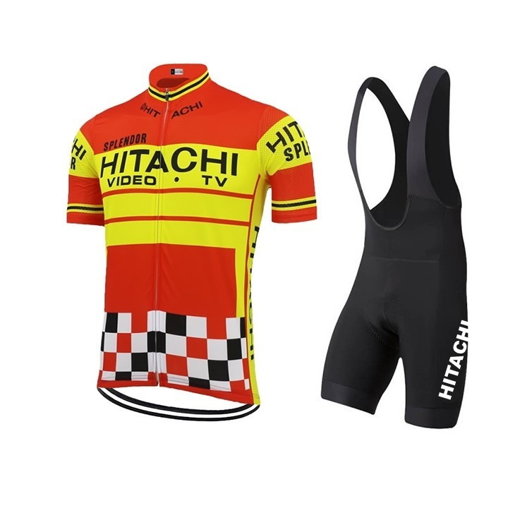 Conjunto corto de ciclismo Hitachi: calidad y comodidad para tus rutas