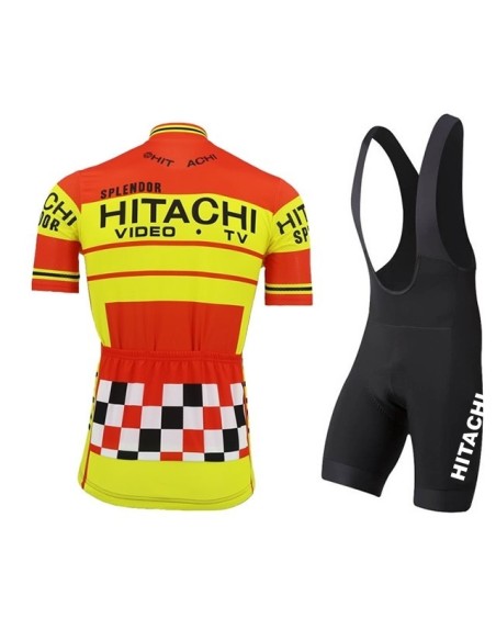 Conjunto corto de ciclismo Hitachi: calidad y comodidad para tus rutas