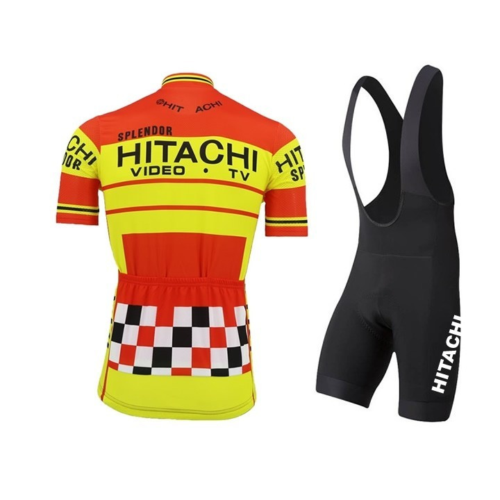 Conjunto corto de ciclismo Hitachi: calidad y comodidad para tus rutas