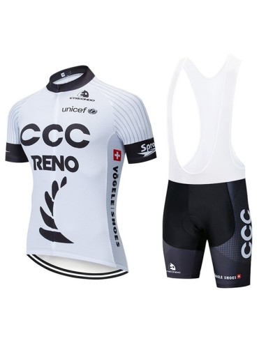 Conjunto corto de ciclismo CCC: comodidad y frescura para tus rutas