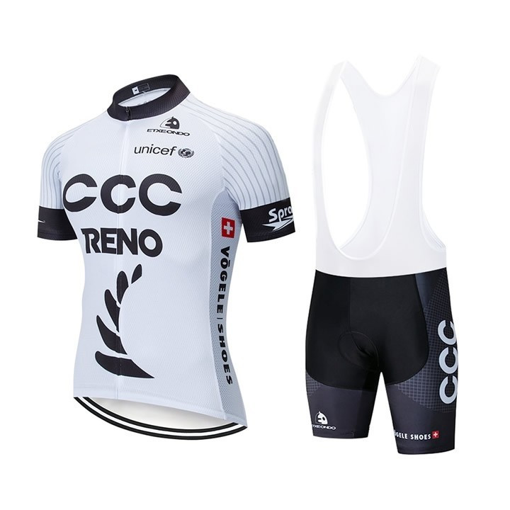 Conjunto corto de ciclismo CCC: comodidad y frescura para tus rutas
