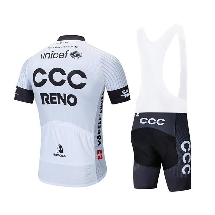 Conjunto corto de ciclismo CCC: comodidad y frescura para tus rutas