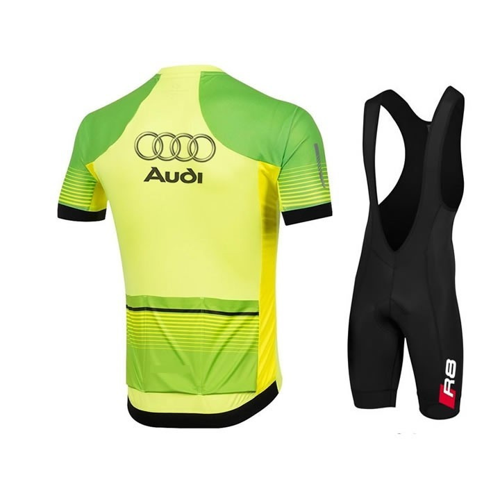 Conjunto corto de ciclismo Audi: comodidad y estilo para tus paseos