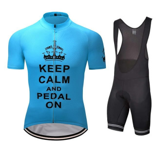 Conjunto corto de ciclismo Keep Calm: comodidad y frescura para tus rutas