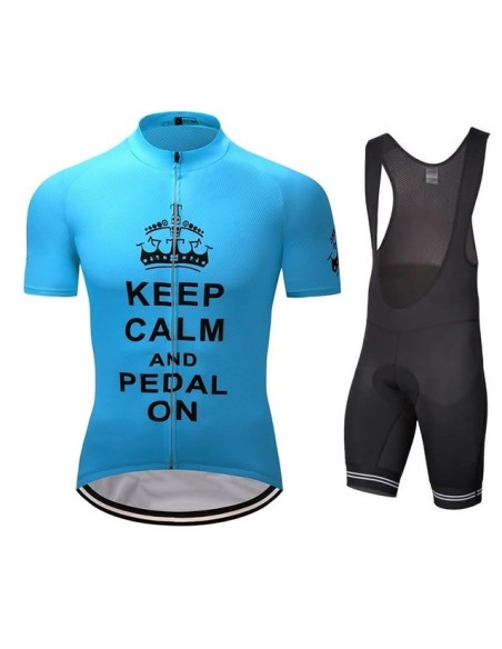 Conjunto corto de ciclismo Keep Calm: comodidad y frescura para tus rutas