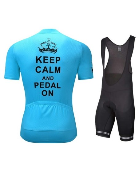 Conjunto corto de ciclismo Keep Calm: comodidad y frescura para tus rutas