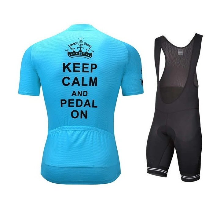 Conjunto corto de ciclismo Keep Calm: comodidad y frescura para tus rutas