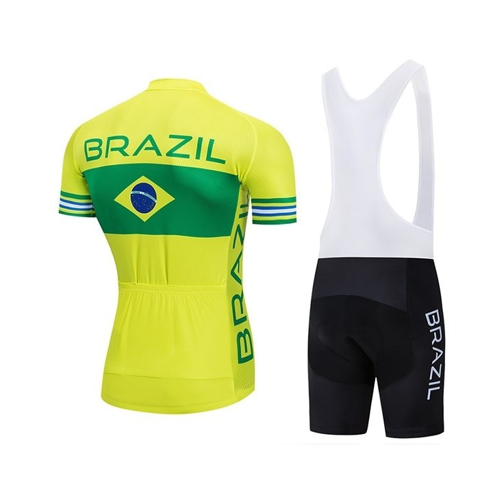 Conjunto de ciclismo corto Brasil: comodidad y frescura para tus paseos