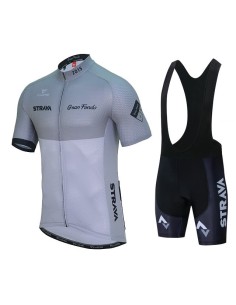 Conjunto de ciclismo corto Strava para estar cómodo y fresco en tus rutas
