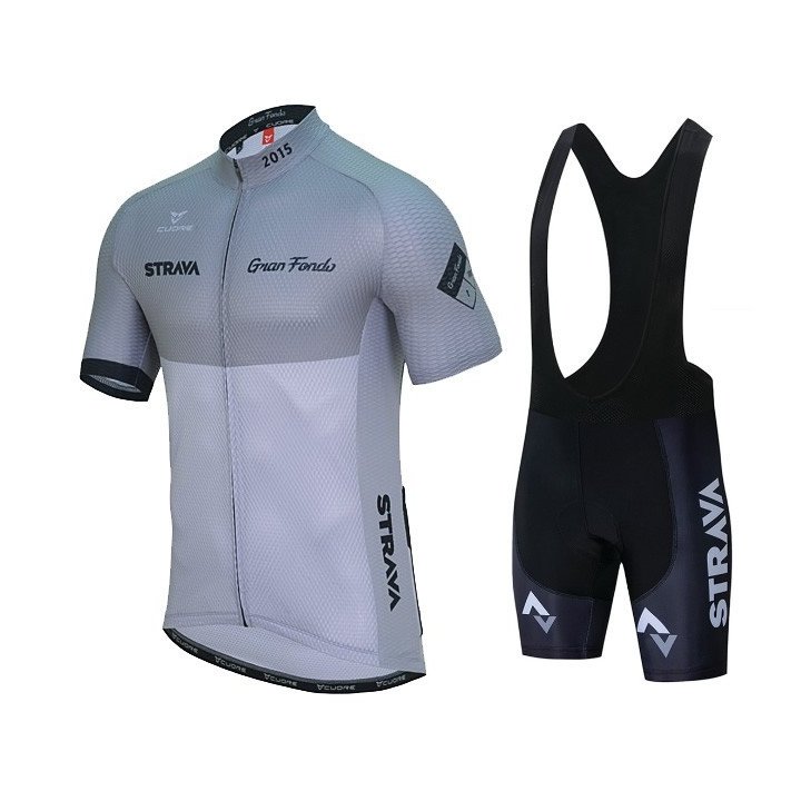 Conjunto de ciclismo corto Strava para estar cómodo y fresco en tus rutas