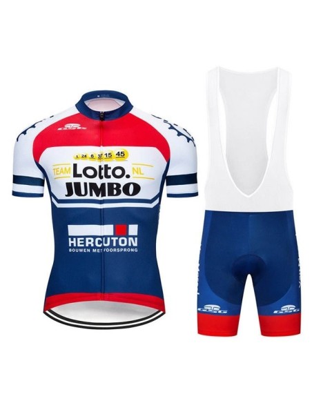 Conjunto corto de ciclismo Lotto: comodidad y frescura para tus paseos