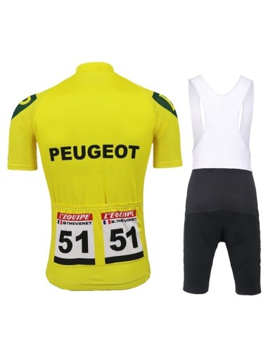 Conjunto corto de ciclismo Peugeot: comodidad y estilo para tus paseos