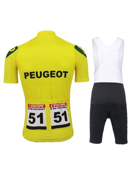 Conjunto corto de ciclismo Peugeot: comodidad y estilo para tus paseos