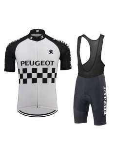 Conjunto corto de ciclismo Peugeot: comodidad y estilo para tus rutas