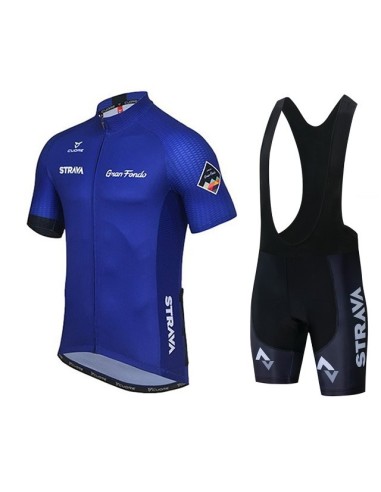 Conjunto de ciclismo corto Strava para un verano cómodo y fresco
