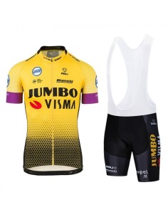 Conjunto corto de ciclismo Jumbo Visma: comodidad y estilo para tus paseos de verano