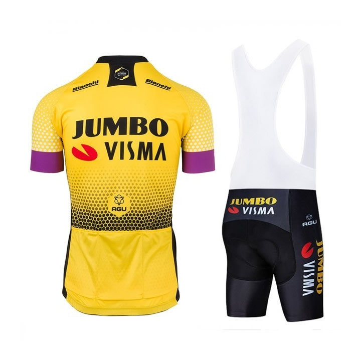 Conjunto corto de ciclismo Jumbo Visma: comodidad y estilo para tus paseos de verano