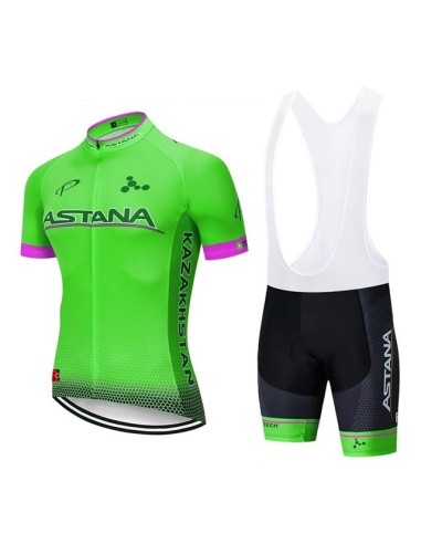 Conjunto corto de ciclismo Astana: comodidad y estilo para tus rutas